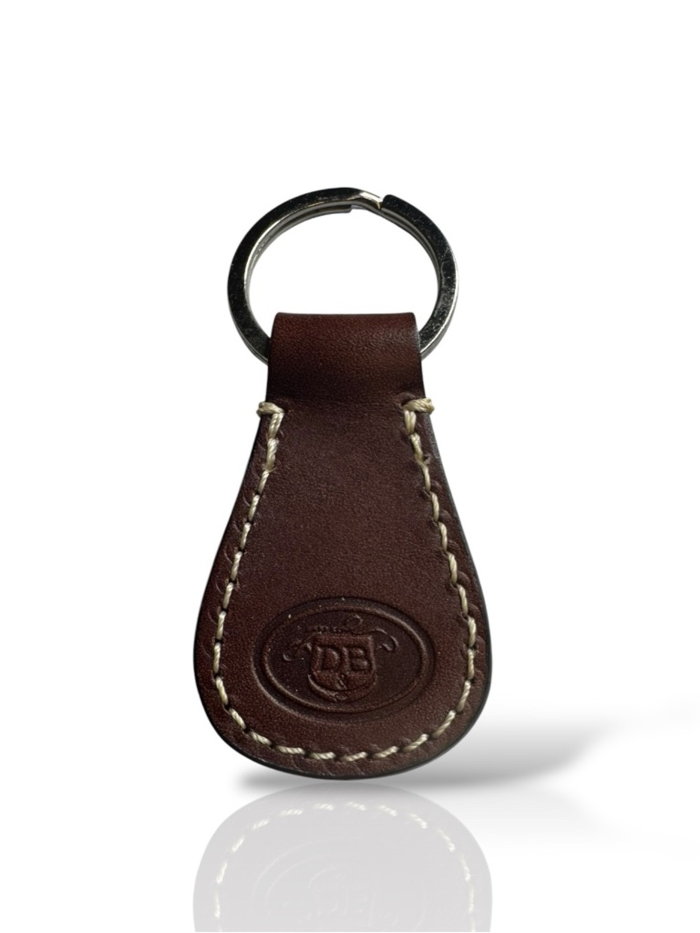 Dooney & Bourke Brown Leather Key Chain/Fob